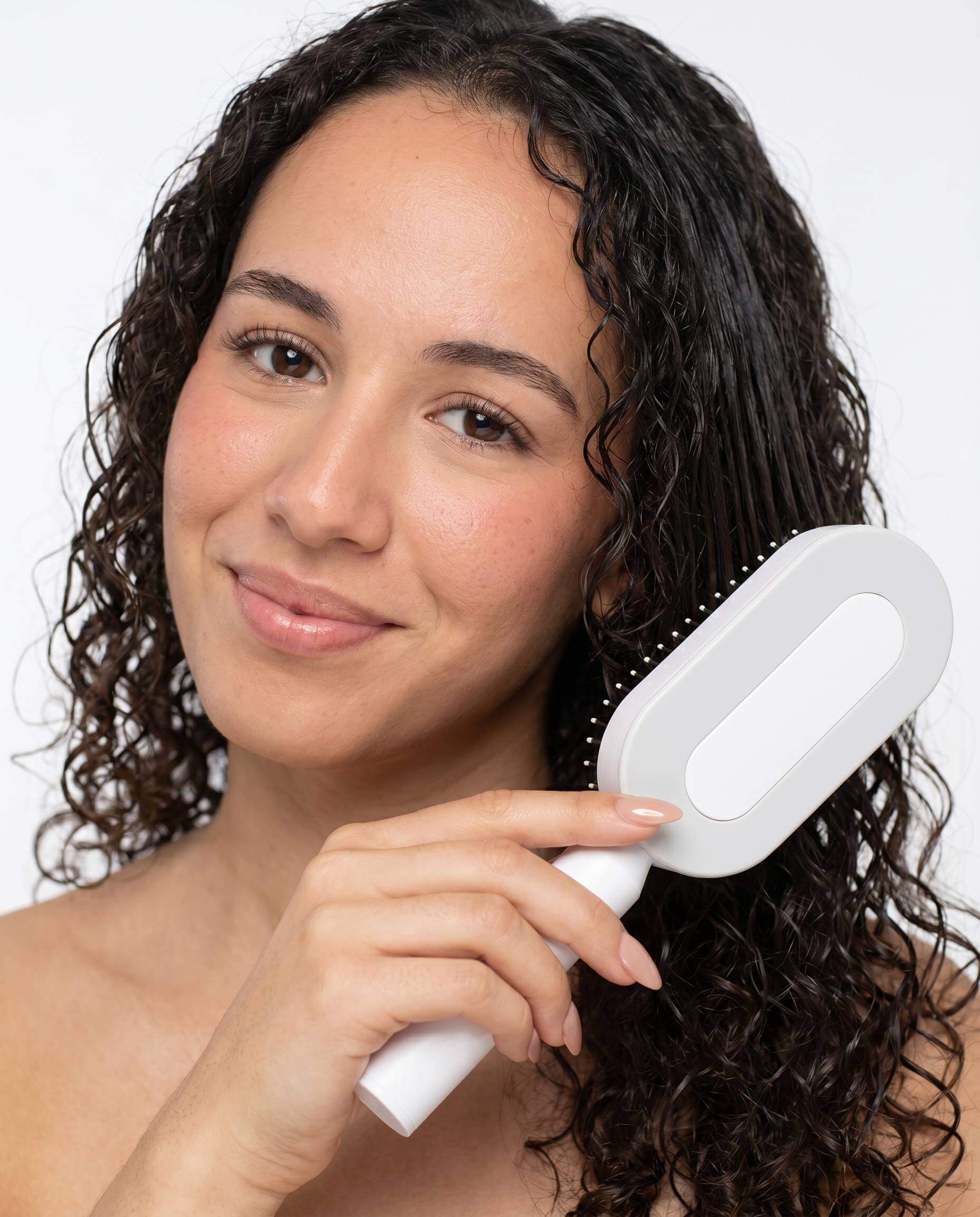 Brosse à cheveux Birushi pour cheveux bouclés